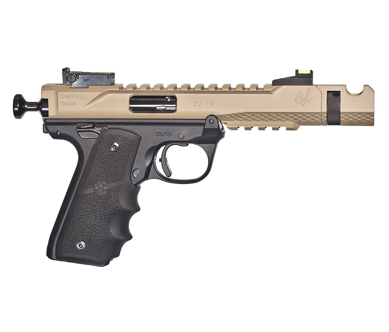 Volquartsen: Black Mamba, FDE, 4.5", Fiber Optic Front Sight