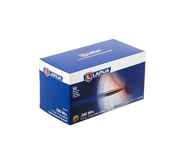 Lapua | .308 Win. 175gr OTM Scenar-L, 50/Box | Mile High Shooting Accessories