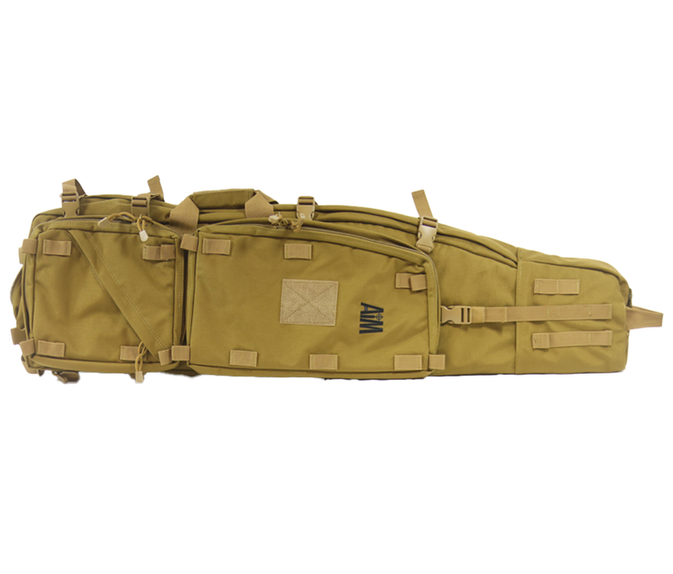 AIM | FS-42 Folding Stock Bag, Tan - Folding firearm direction | Mile High Shooting Accessories