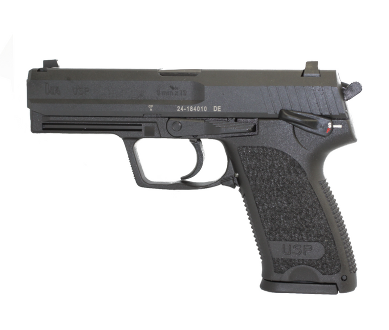 HK: USP9 Variant 1, 9mm, 4.25", Black