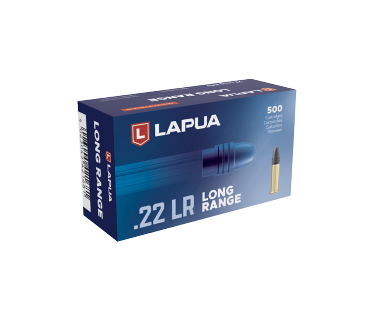 Lapua | Long Range, .22 LR, 40gr, 500/Brick | Mile High Shooting Accessories
