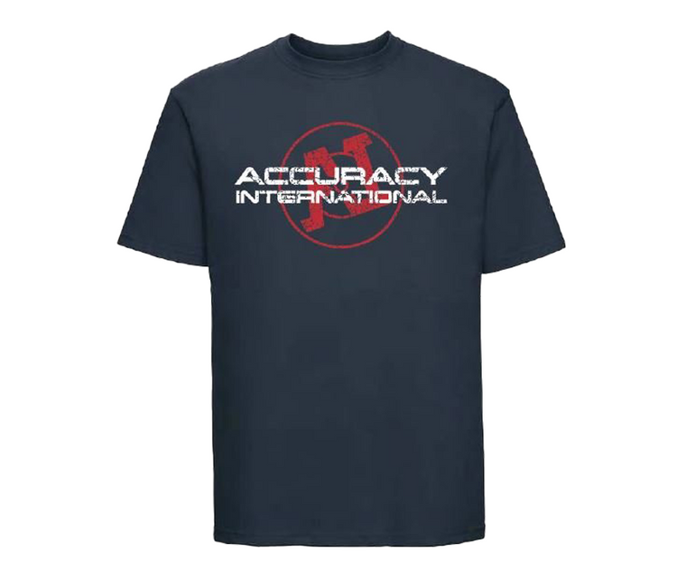 Accuracy International: AI Logo T-Shirt, French Navy