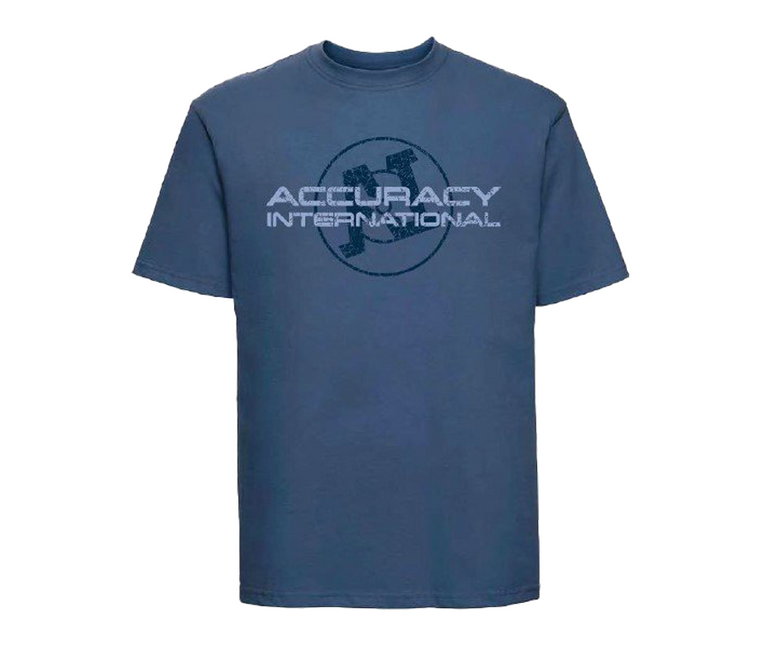 Accuracy International: AI Logo T-Shirt, Indigo Blue