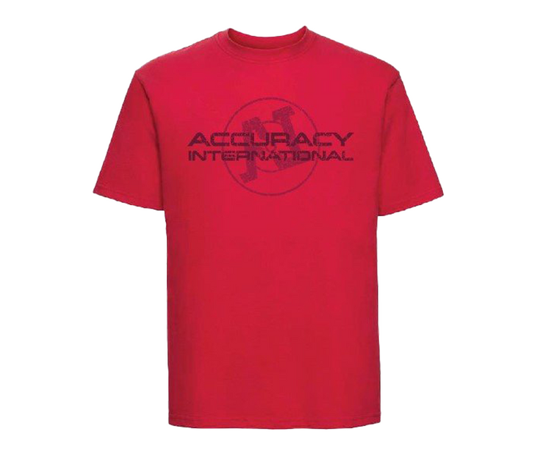 Accuracy International: AI Logo T-Shirt, Classic Red