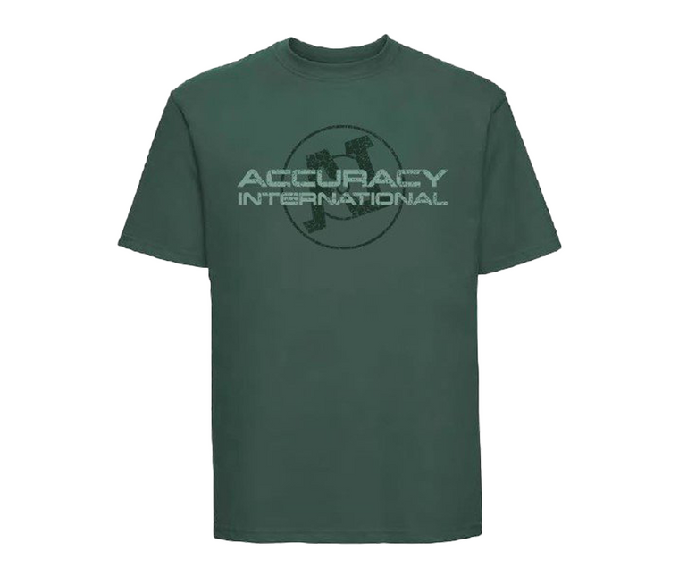 Accuracy International: AI Logo T-Shirt, Bottle Green