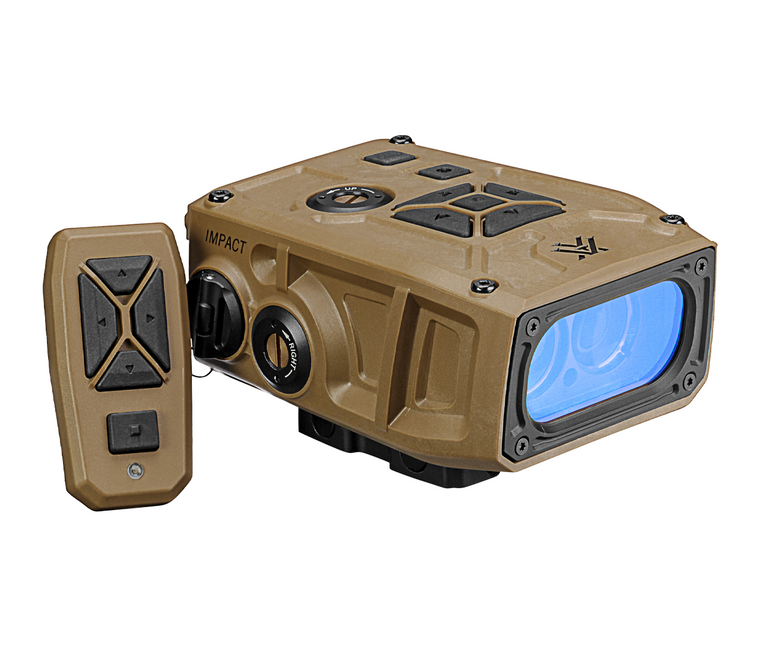 Vortex | Impact® 4000 Ballistic Rail-Mounted Laser Rangefinder - Back Right with Control | Mile High Shooting Accessories