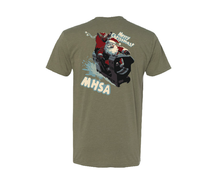 MHSA: LIMITED RUN Spuhr Santa Commemorative T-Shirt