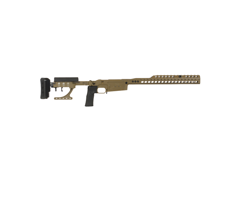 Spuhr | SICS - Spuhr Ideal Chassis System, FDE, 16" - Rem 700 CIP | Mile High Shooting Accessories