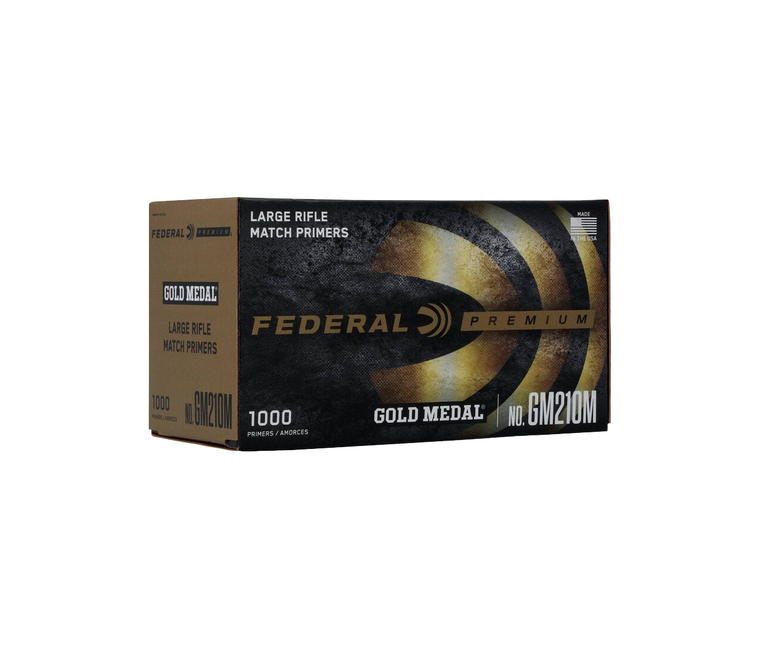 Federal: Gold Medal Centerfire Primer, .210, Large Rifle Match, 1000/box