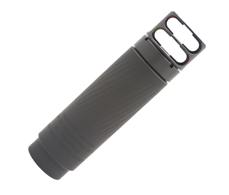 Thunder Beast | MAGNUS-K, Reduced Recoil, BA .338 Cal Suppressor - Side | Mile High Shooting Accessories