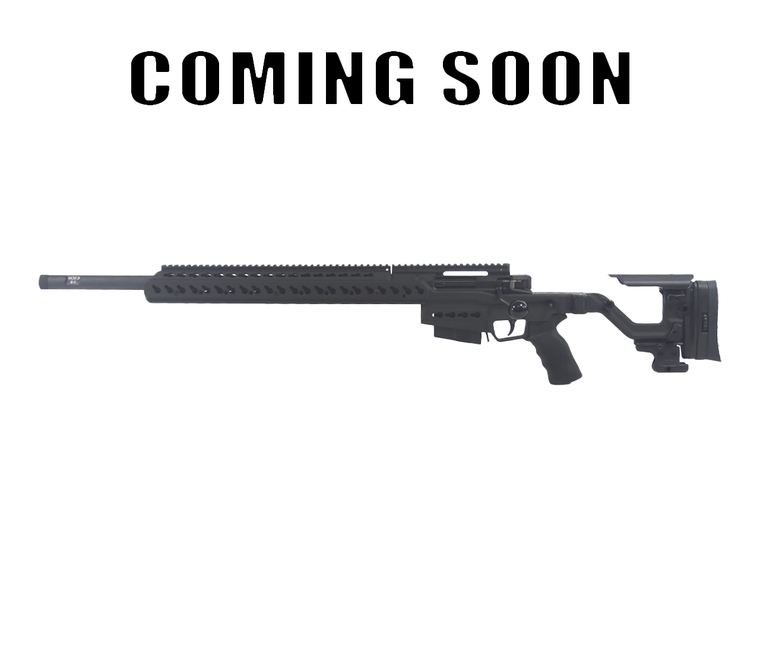 Accuracy International | AT-XC, 6.5 Creedmoor, Folding, 24", Black, Left Hand | Mile High Shooting Accessories