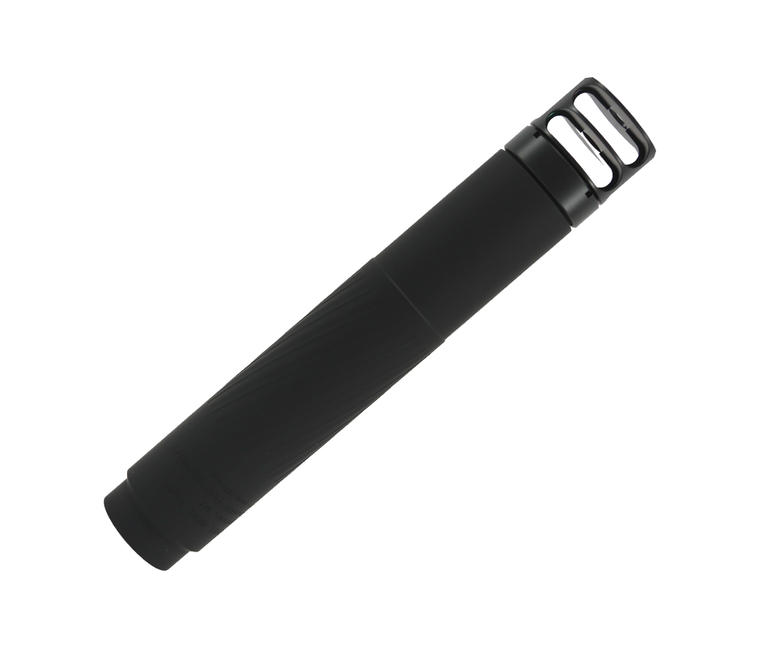 Thunder Beast | Magnus, Reduced Recoil, HUB, .375 Cal Suppressor - Angle Top Right | Mile High Shooting Accessories