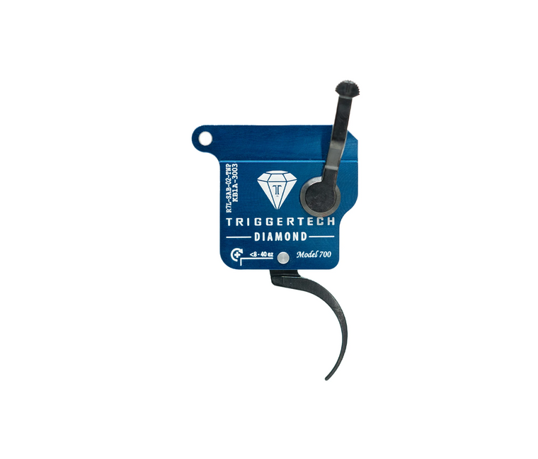 TriggerTech | REM 700 Rough Diamond Trigger - PVD Black Pro Clean, LH - Left | Mile High Shooting Accessories