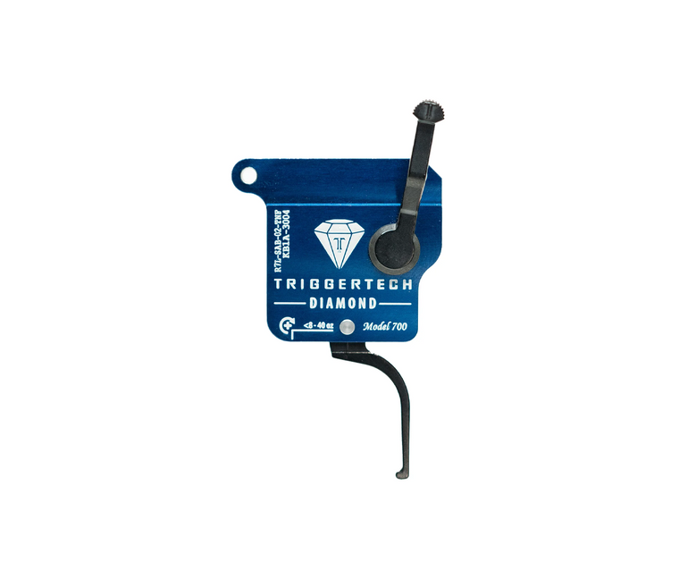 TriggerTech | REM 700 Rough Diamond Trigger - Flat Clean, LH | Mile High Shooting Accessories