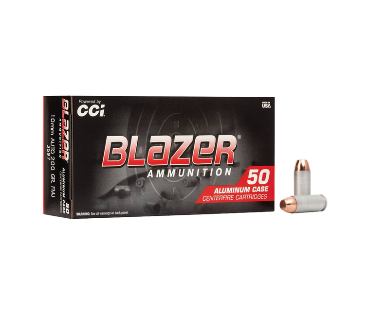 CCI | Blazer, 10mm Auto, 200gr, FMJ, 50/Box | Mile High Shooting Accessories