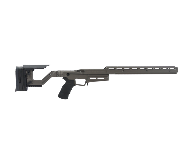 Accuracy International | AT-X AICS, Remington 700 SA, Short Upper Chassis, M-LOK, Tungsten - Right | Mile High Shooting Accessories