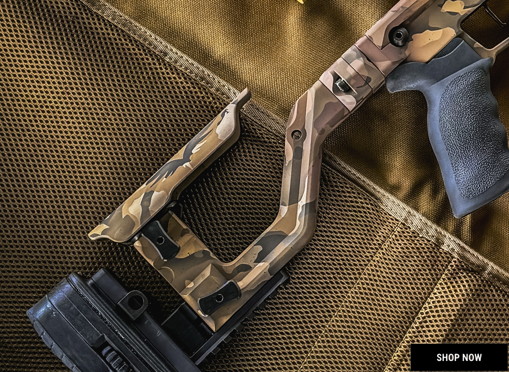 Accuracy International AT-X AICS Rifle Stock with 5280 Lurk Cerakote