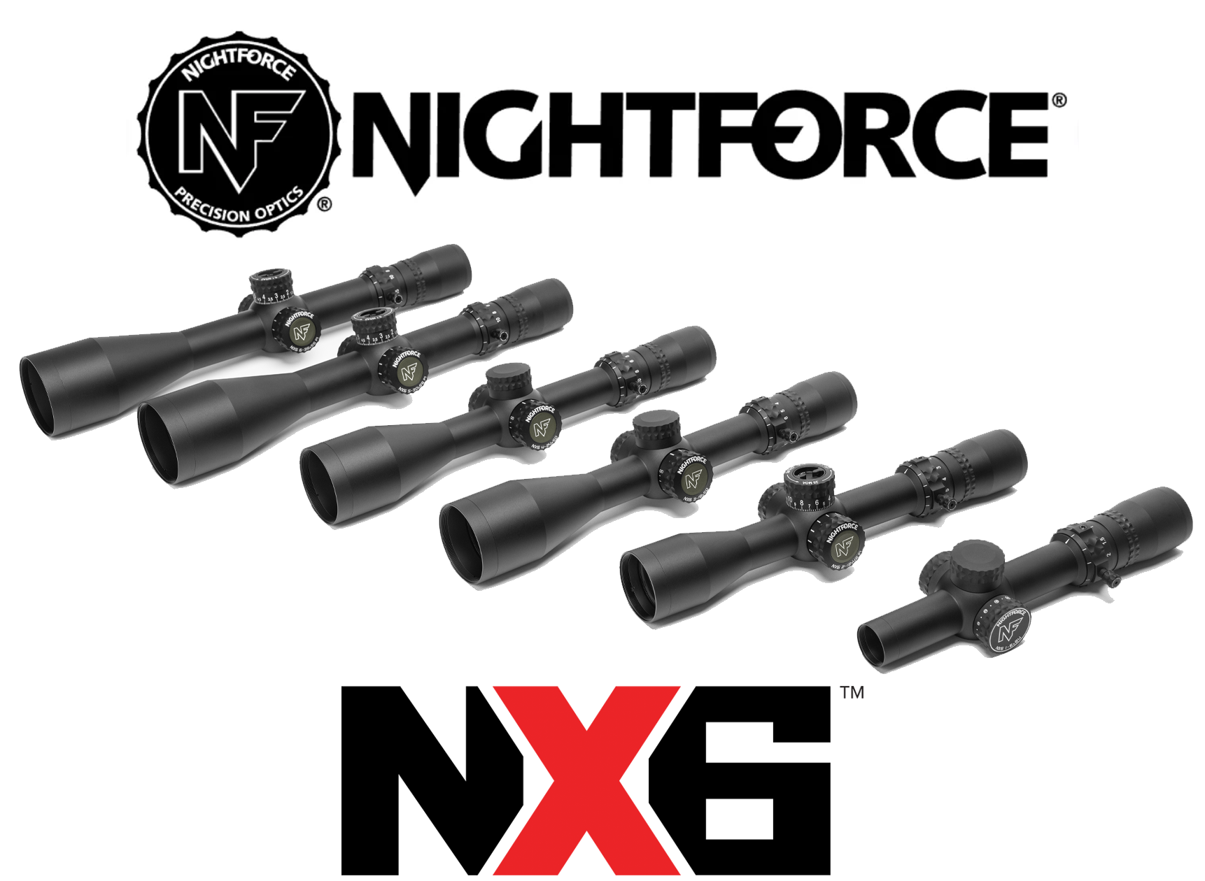 The Nightforce NX6 line of optics