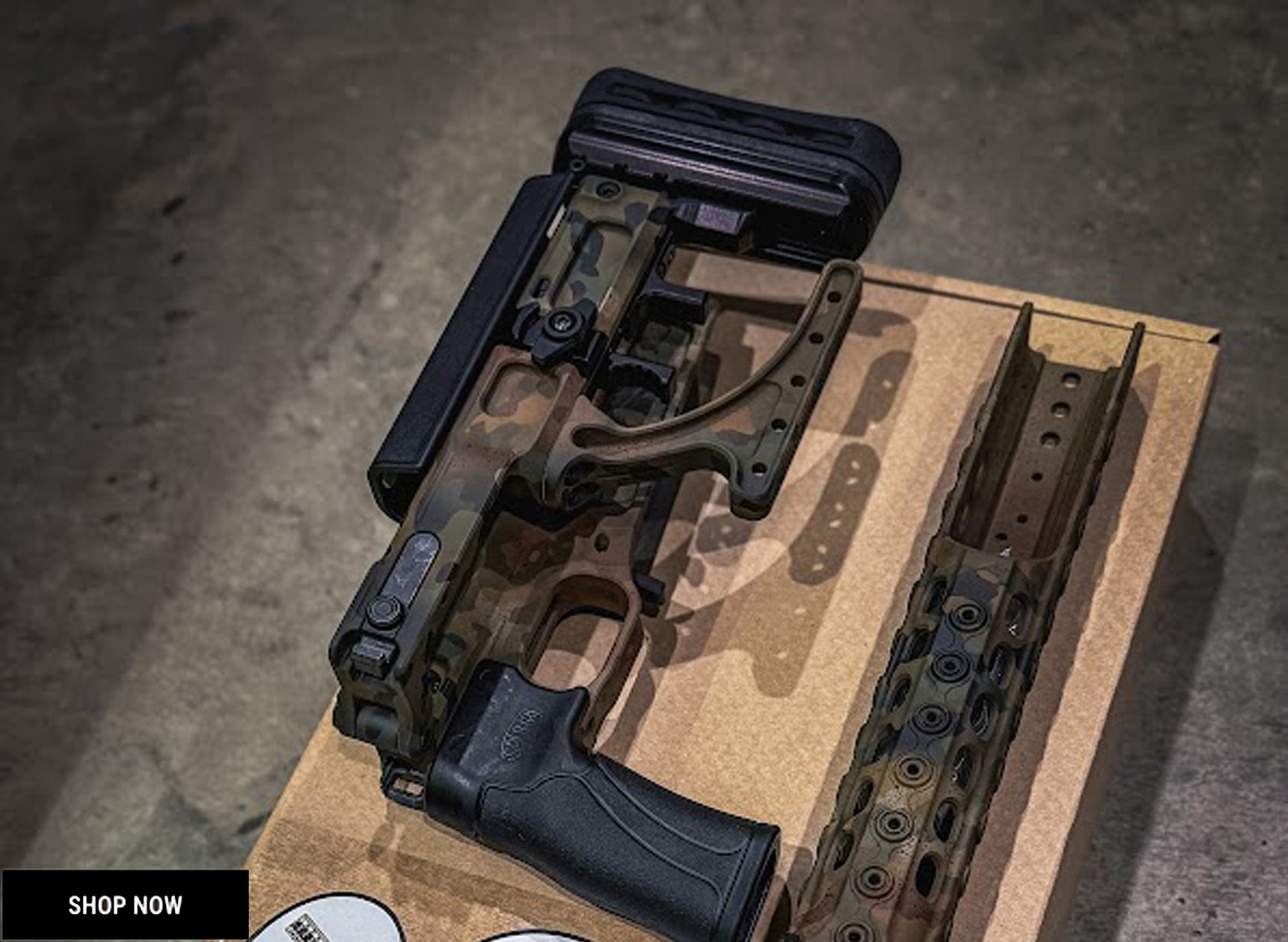 Spuhr SICS Chassis in Mud, Blood & Lurk from Raven Rifles - box