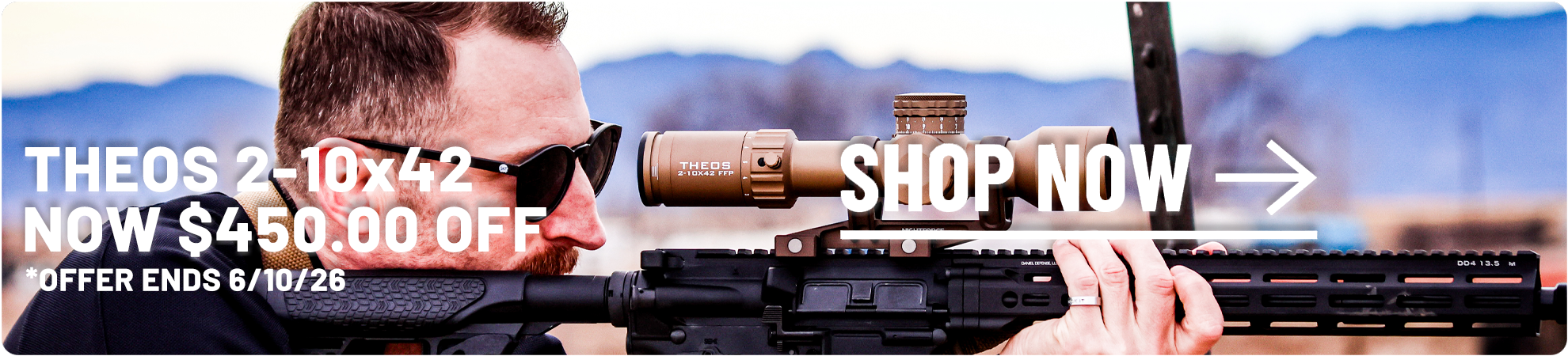 $450.00 off Element Optics Theos 2-10x42