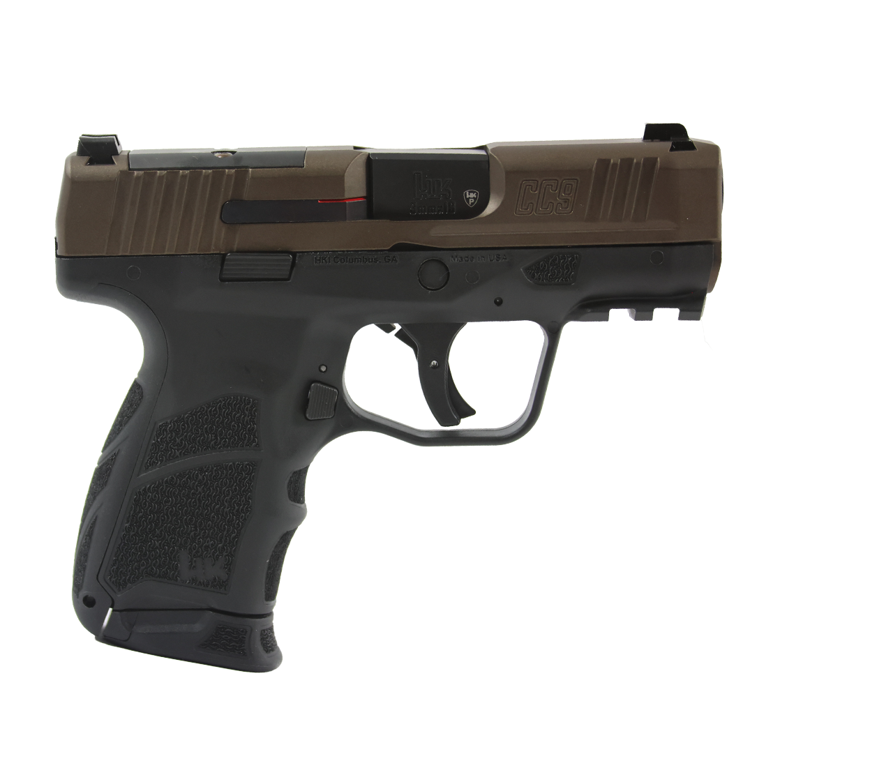 HK: CC9 MICRO-COMPACT, 9mm, OR, 3.32", Midnight Bronze