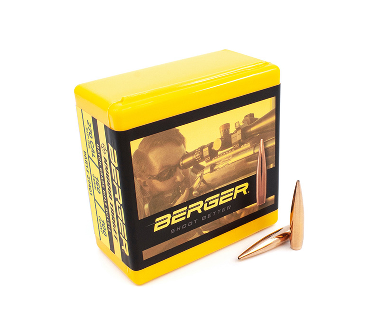 Berger 27401: 270 Caliber 150gr Hybrid Target Bullets, 100/Box