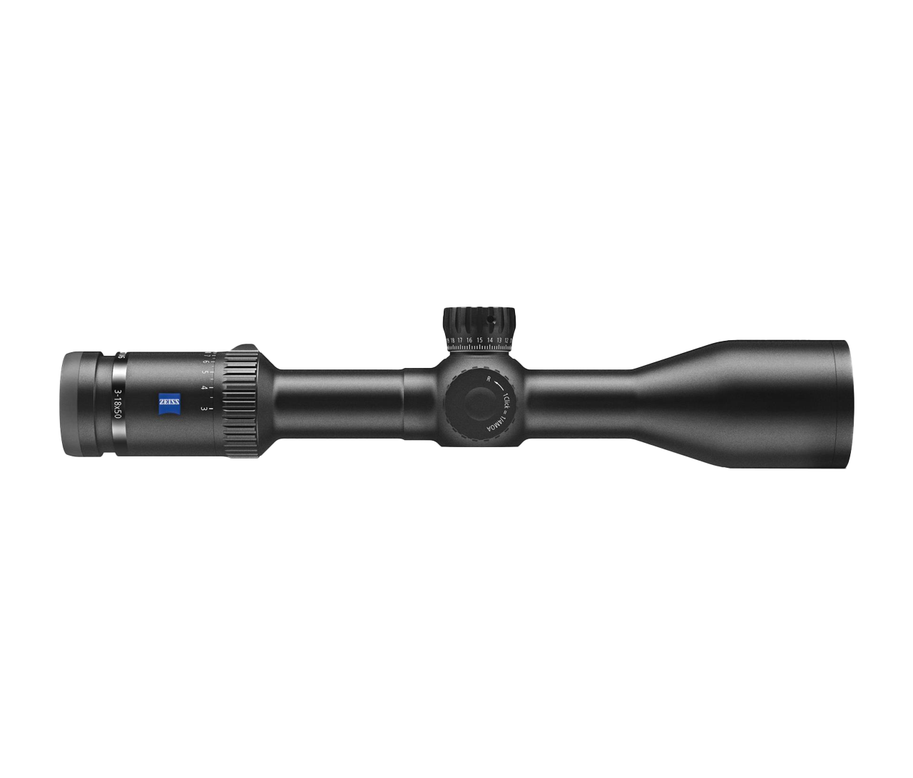 Zeiss: CONQUEST V6 3-18x50, Capped Windage, AHR Reticle (#90)