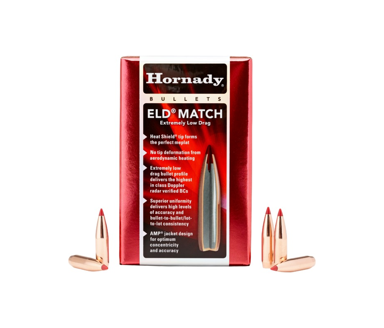 Hornady: 25 Cal .257 134 gr ELD® Match 100/Box