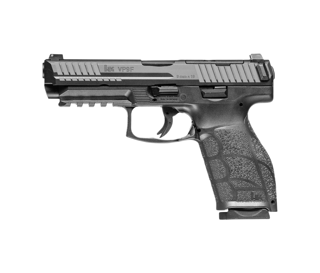 HK: VP9A1 F, OR, 9mm, 1x17RD, 1x20rd Magazines, Black