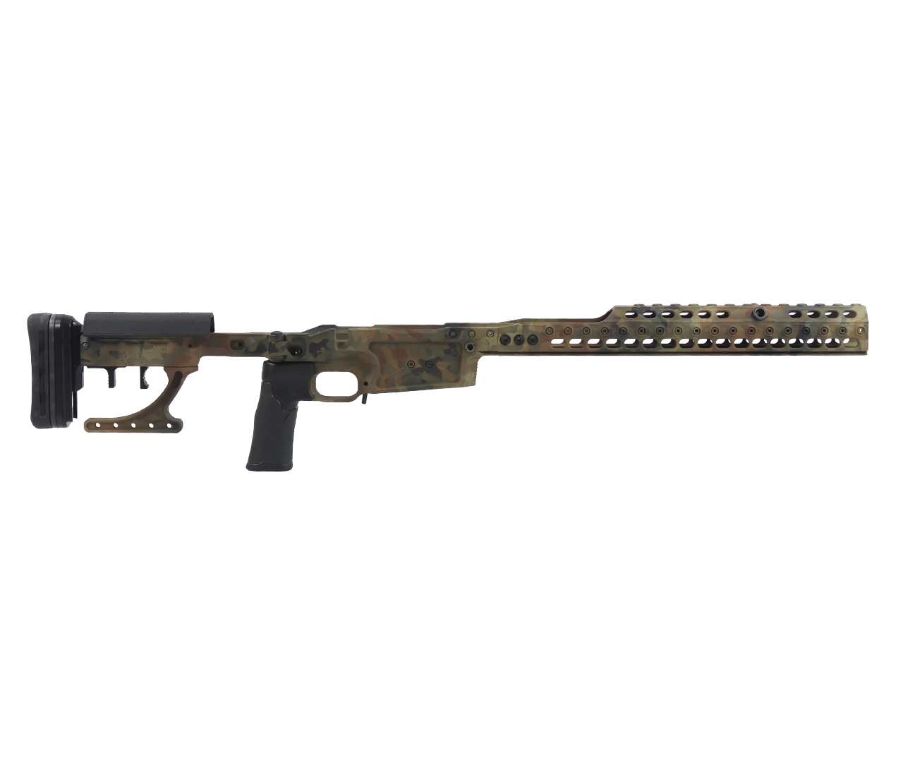 Spuhr: SICS - Spuhr Ideal Chassis System, Lurk Mud & Blood, 16" - Rem 700 L/A