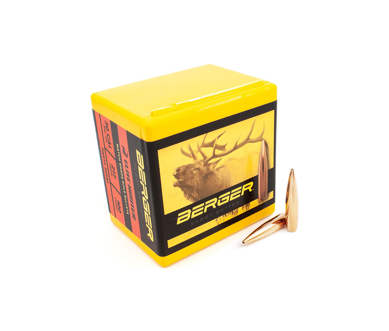 Berger: 30 Caliber, 217gr, Elite Hunter, 100/Box