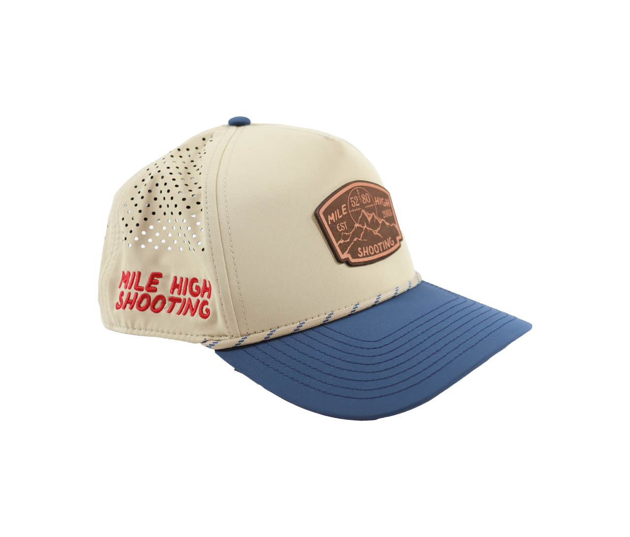 MHSA: Mile High Shooting 5 Panel, Rope, Leather, Desert/Orion