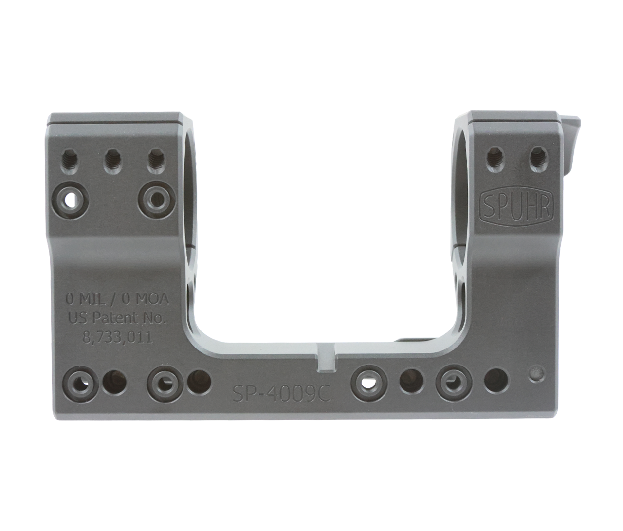 Spuhr SP-4009CM: 34mm Picatinny Mount 0 MOA - 1.83", Extended Housing
