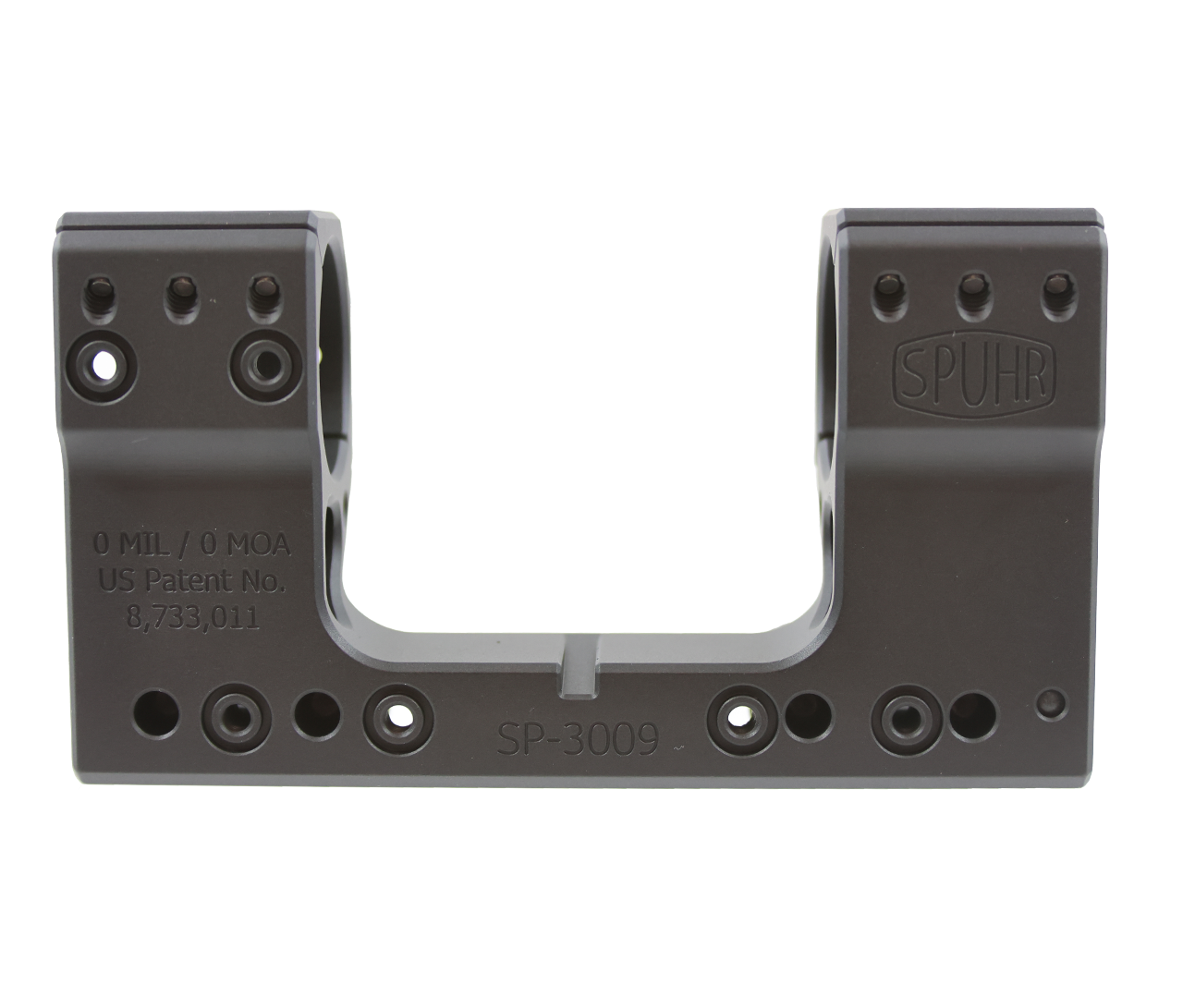 Spuhr SP-3009M: 30mm Picatinny 0 MOA - 1.83"
