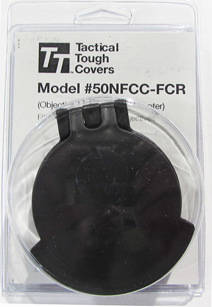 Tenebraex 50NFCC-FCR: Tactical Tough Flip Up Objective Cover For Nightforce 50mm Riflescopes