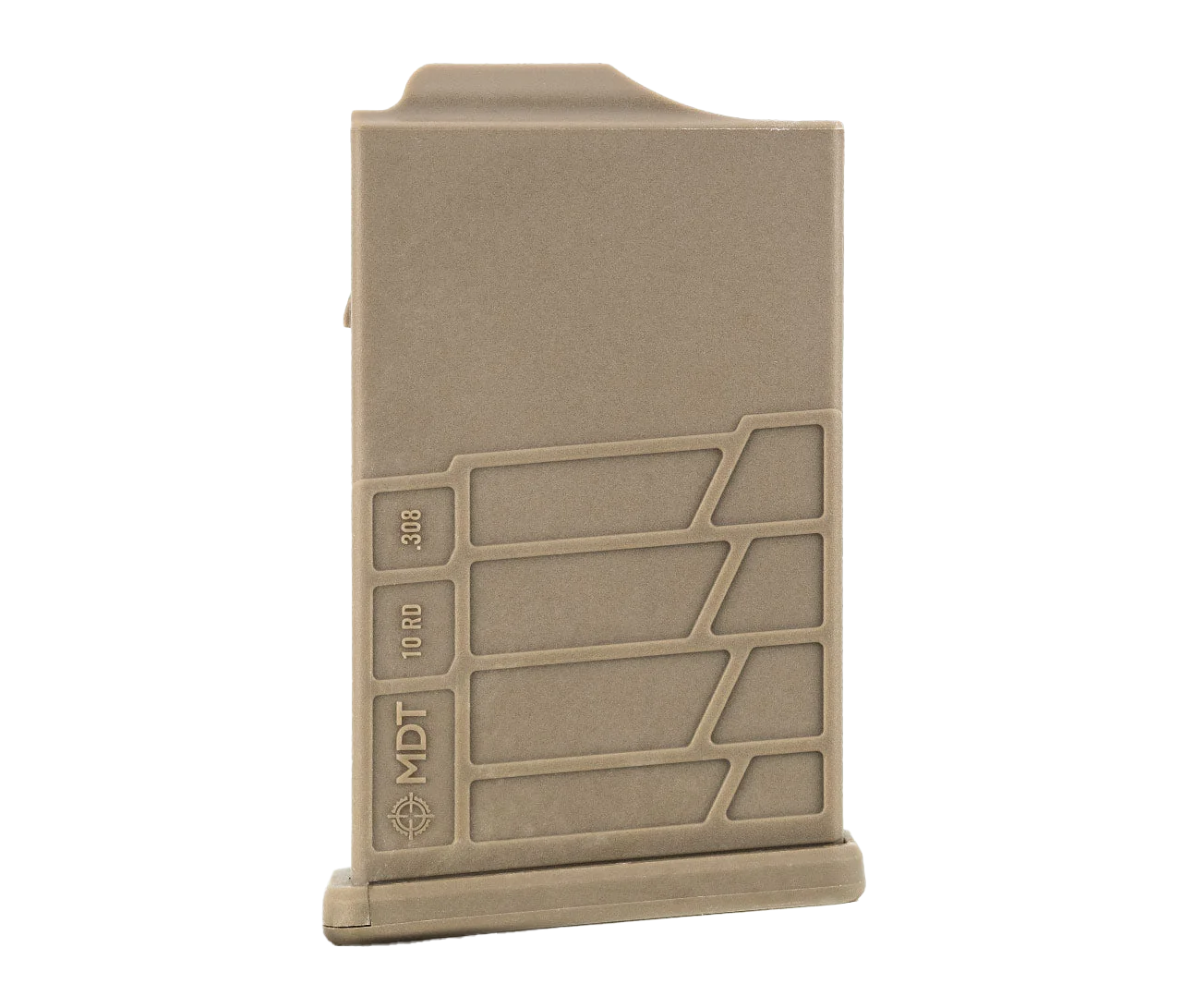 MDT: Gen 2 SA .308 Cal 10rd FDE Polymer Magazine