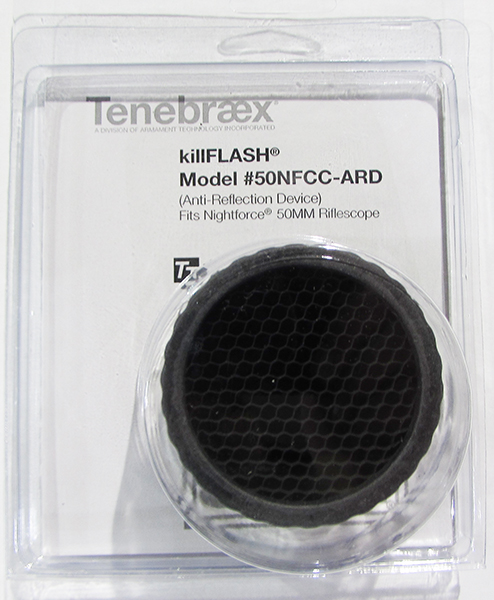 Tenebraex 50NFCC-ARD: Tactical Tough killFLASH For Nightforce 50mm Objective Riflescopes