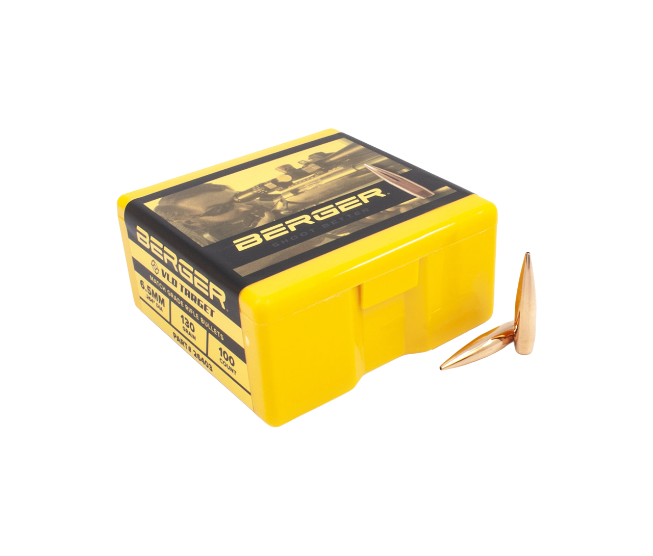 Berger 26403: 6.5mm 130gr VLD Target, 100/Box