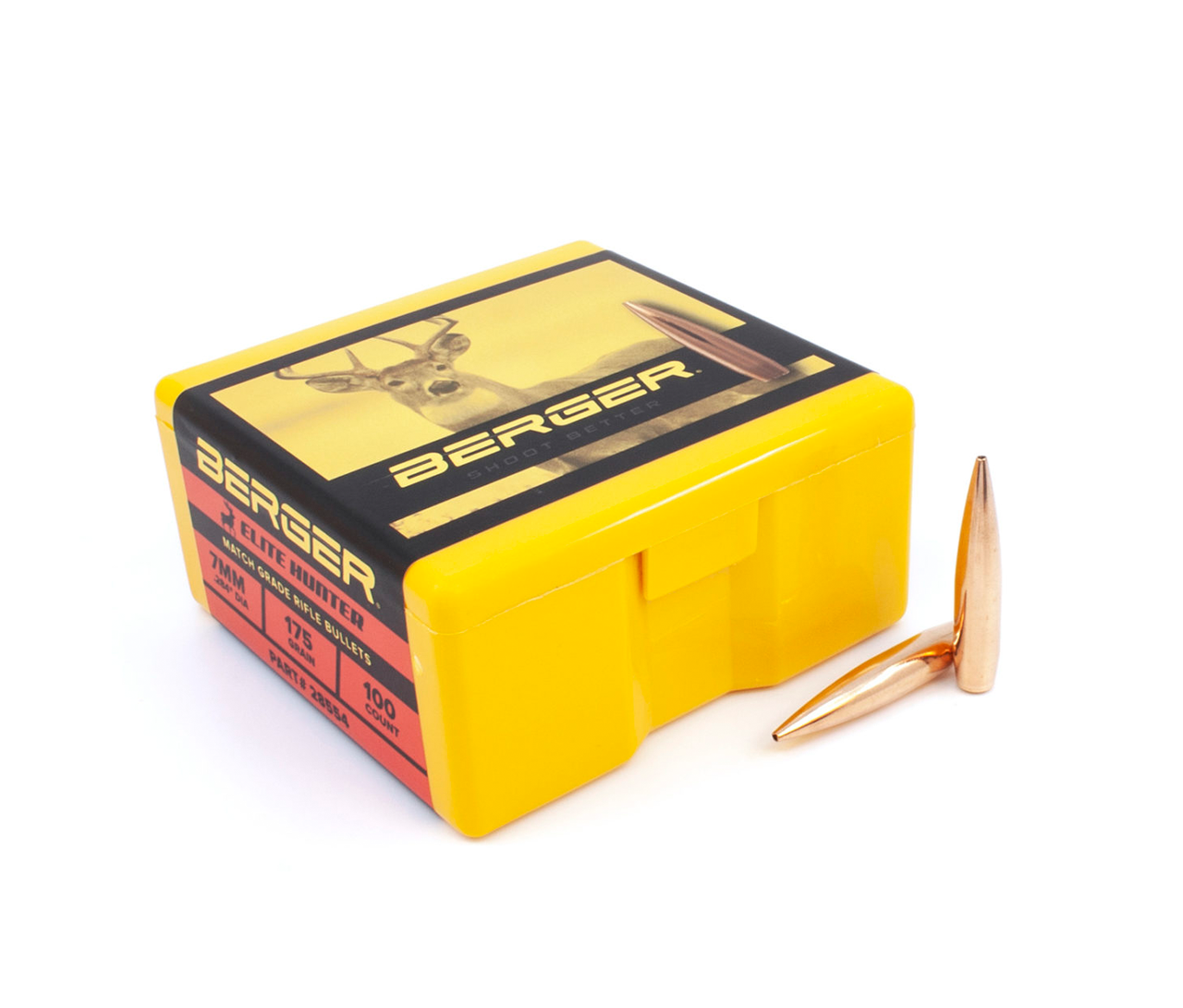 Berger 28554: 7mm 175gr Elite Hunter Rifle Bullet, 100/Box