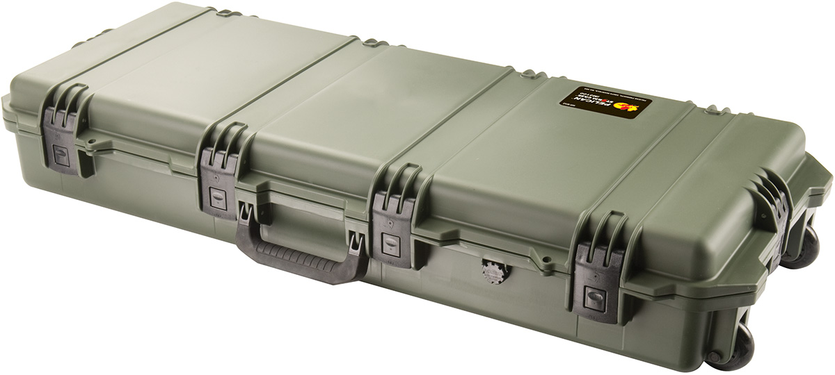 Pelican/Storm iM3100: Pelican Case w/ Uncut Standard Foam OD Green
