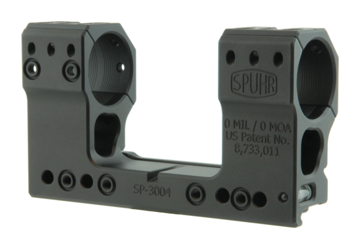 **DISCONTINUED** Spuhr SP-3004: 30mm Picatinny Mount 0 MOA - 1.89"