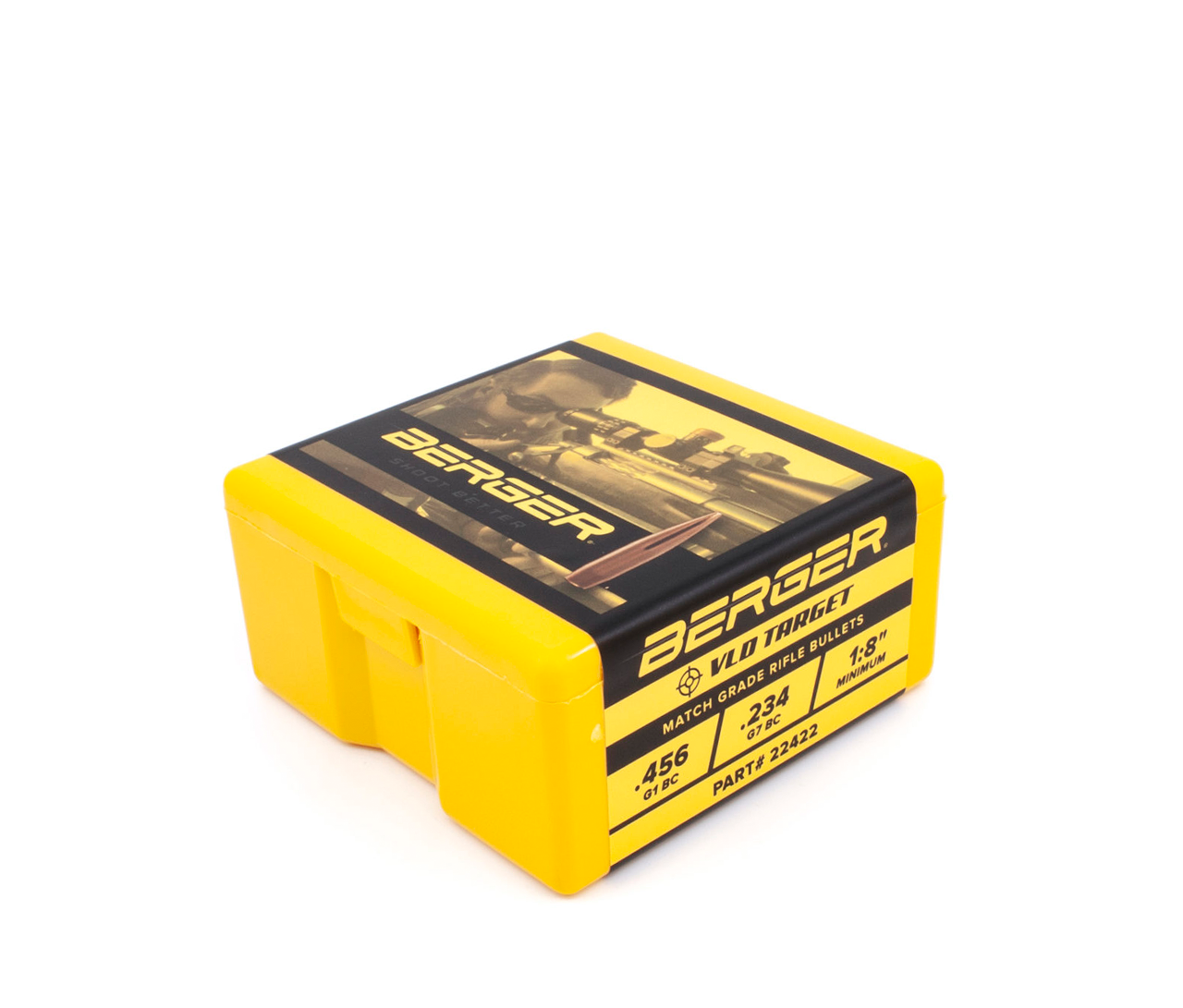 Berger 22722: 22 Cal 80gr VLD Target, 1000/Box