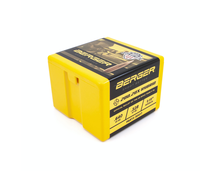 Berger 30417: 30 Cal 200.20X Hybrid Target, 100/Box