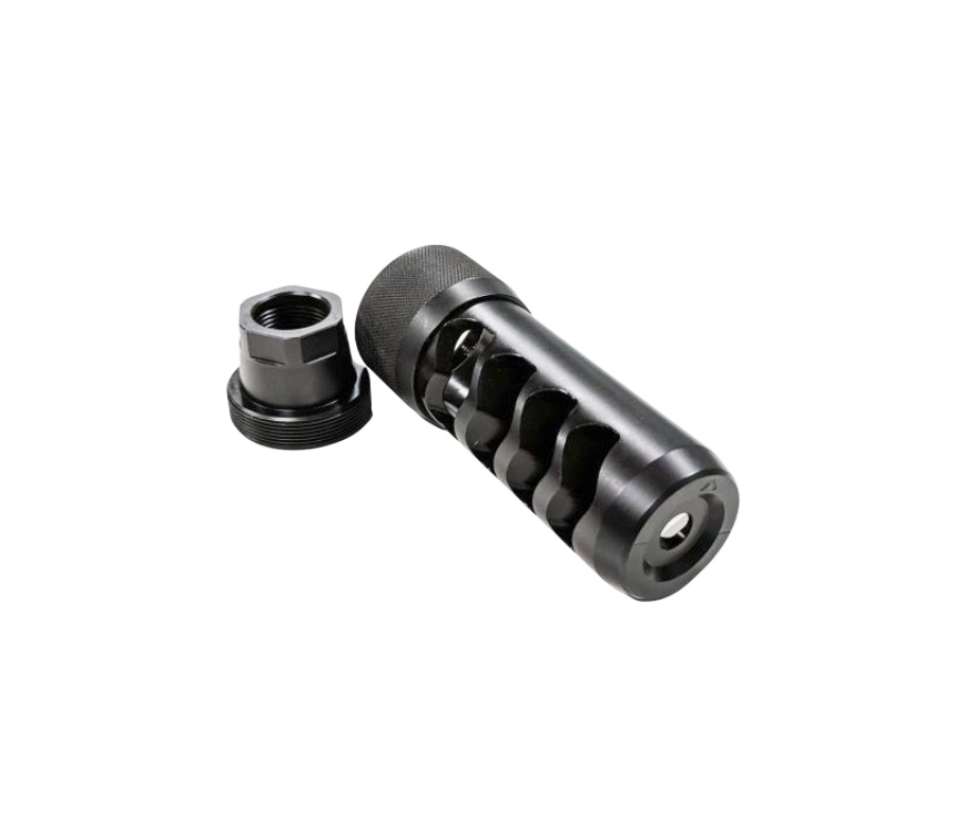 Area 419:  Sidewinder Magnum Self-Timing Muzzle Brake, Black Nitride