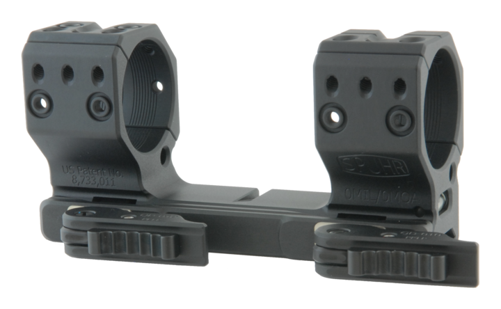 Spuhr QDP-5002: 35mm Quick Detach Picatinny Mount 0MIL/0MOA - 1.50"