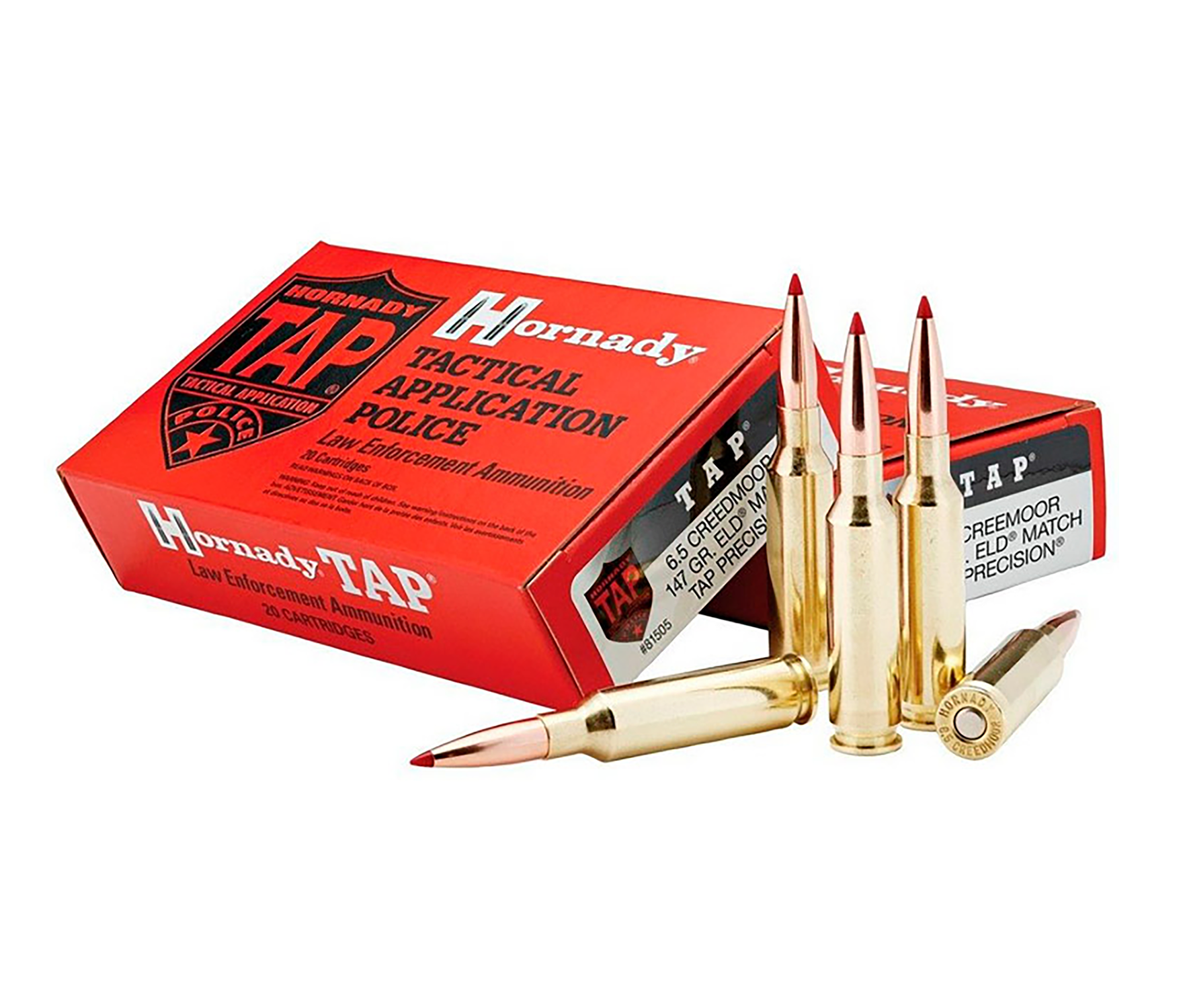 Hornady: TAP Precision® 6.5 Creedmoor, 147gr ELD® Match, 20/Box