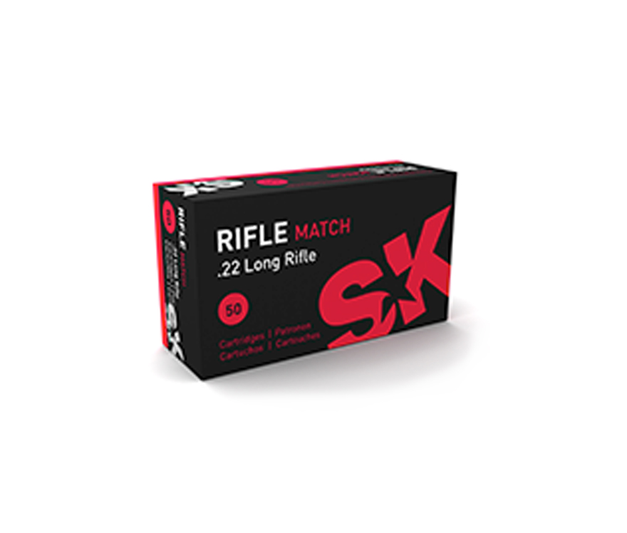 SK Ammo:  Rifle Match .22 LR, 500 Round Brick