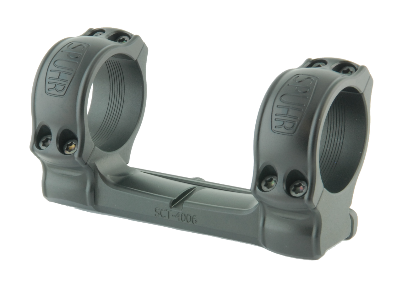 Spuhr SCT-4006A: Tikka/TRG Aesthetic Mount - 34mm, H/1.35", 0 MOA