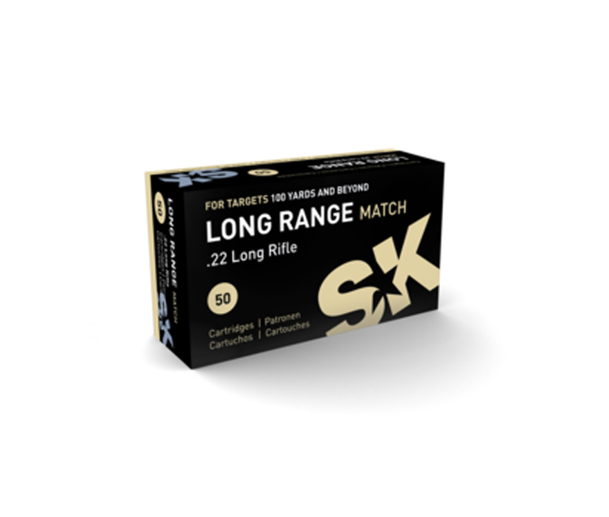 SK Ammo: Long Range Match .22LR,  500 Round Brick