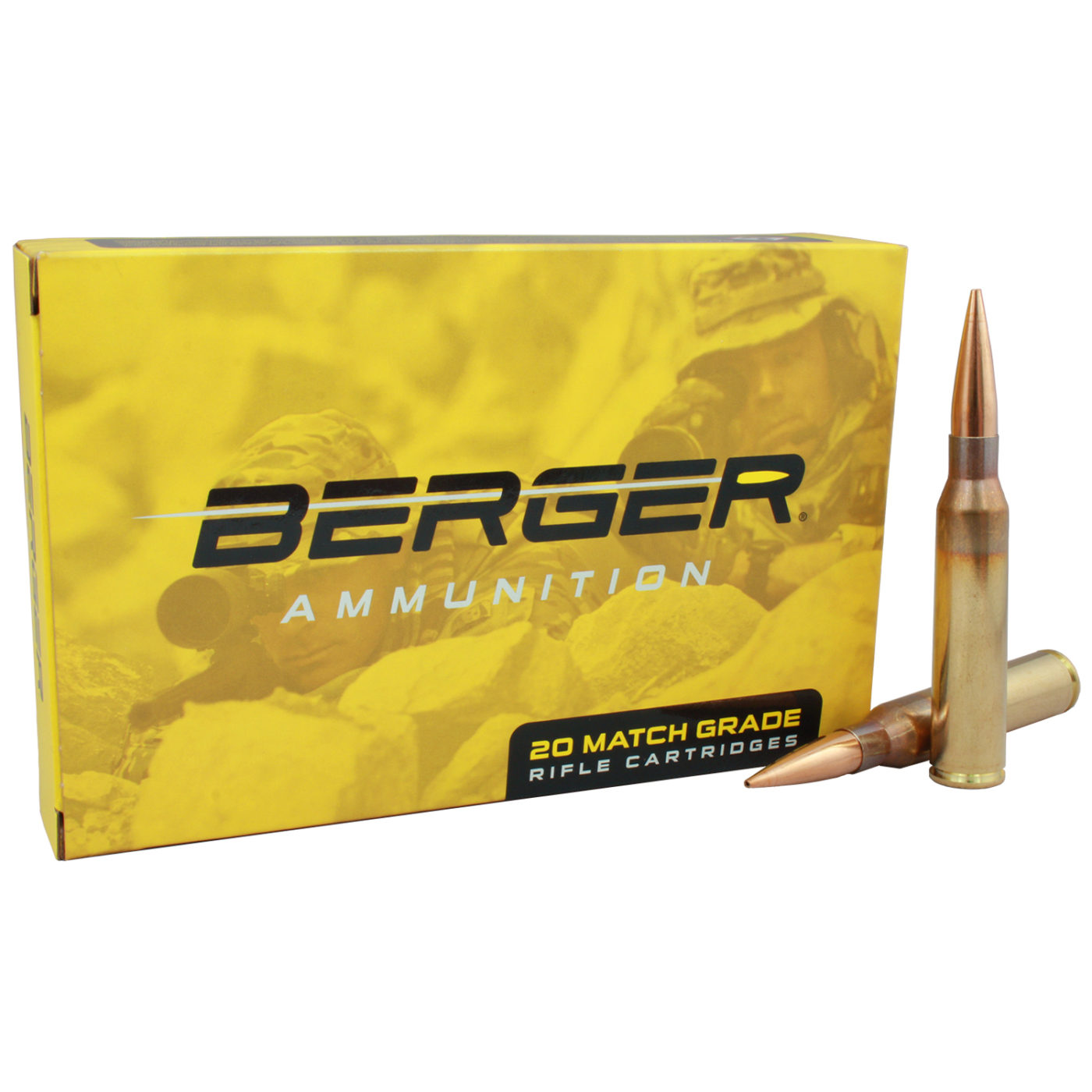 Berger Ammunition: .338 Lapua Mag 300gr Elite Hunter, 20/Box